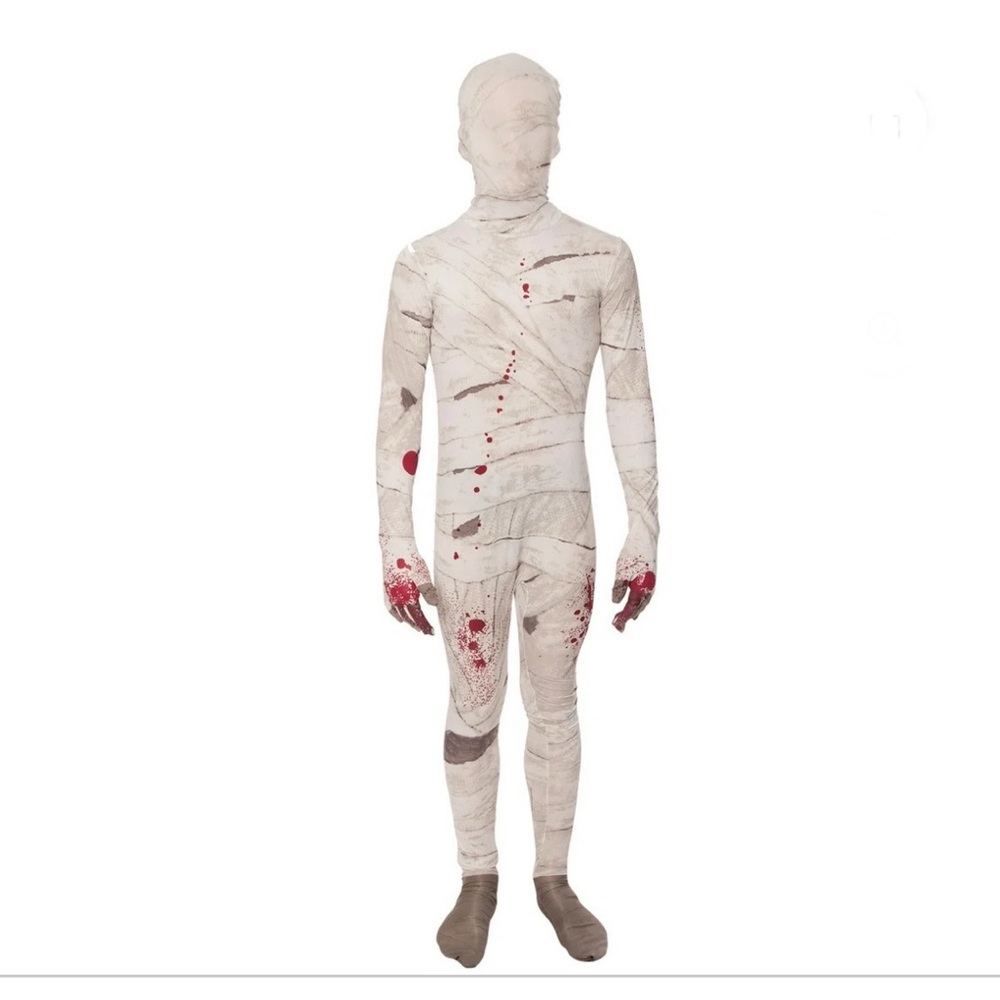 Morphe Halloween Costume White and Red Full-Body Design